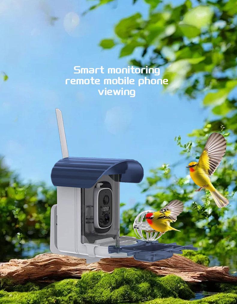 Solar-Powered Hummingbird Feeder with Camera & Remote Control