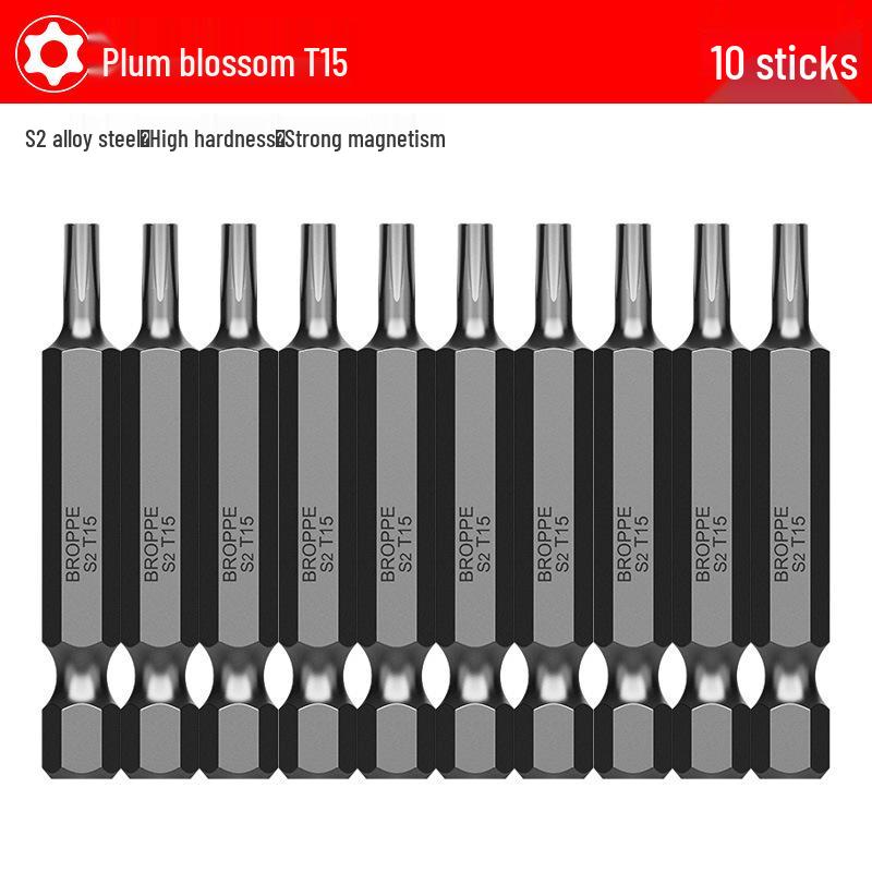 BROPPE Electric Magnetic Phillips Torx Hex S2 Drill Screwdriver Bit