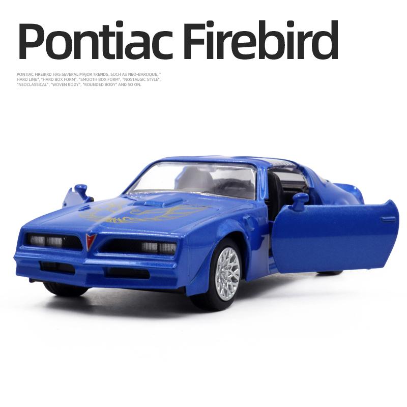 

1/36 Pontiac Firebird Metal Car Model Toys for Boys Alloy Diecast Pull Back Model Car Collection Vehicle for Kid Gifts Adult Toy