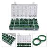 530Pcs Rubber O-Ring Washer Seal Assortment Set Kit Gasket HNBR A/C System Green Nitrile Washers High Quality For Car Gasket New