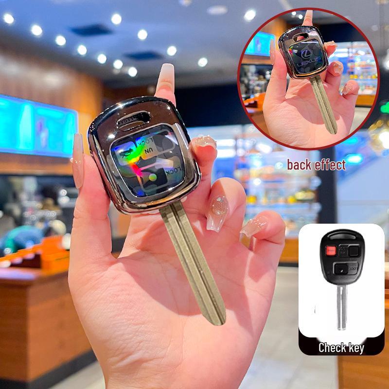Compatible Lexus Key Case for RX330/IS400/IS200 with Metal Buckle