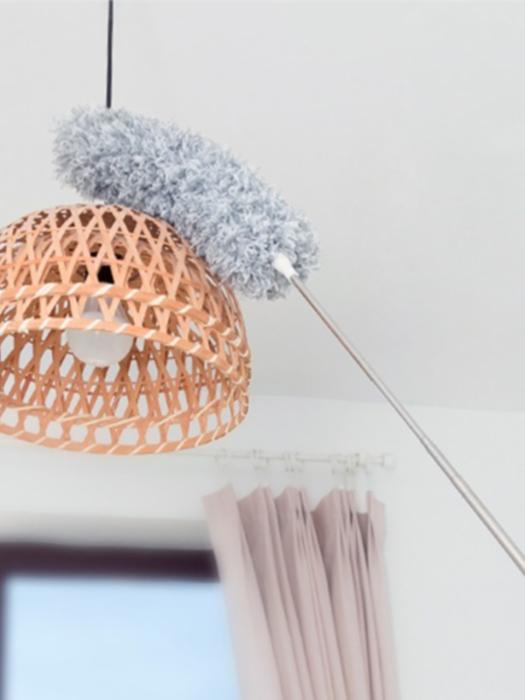 briskstyle gray adjustable length 2.8m static duster