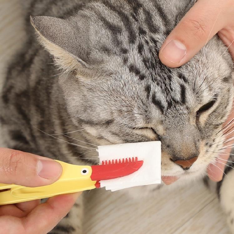 Pet Tear Stain Brush for Travel and Household Use Colorful Tweezers