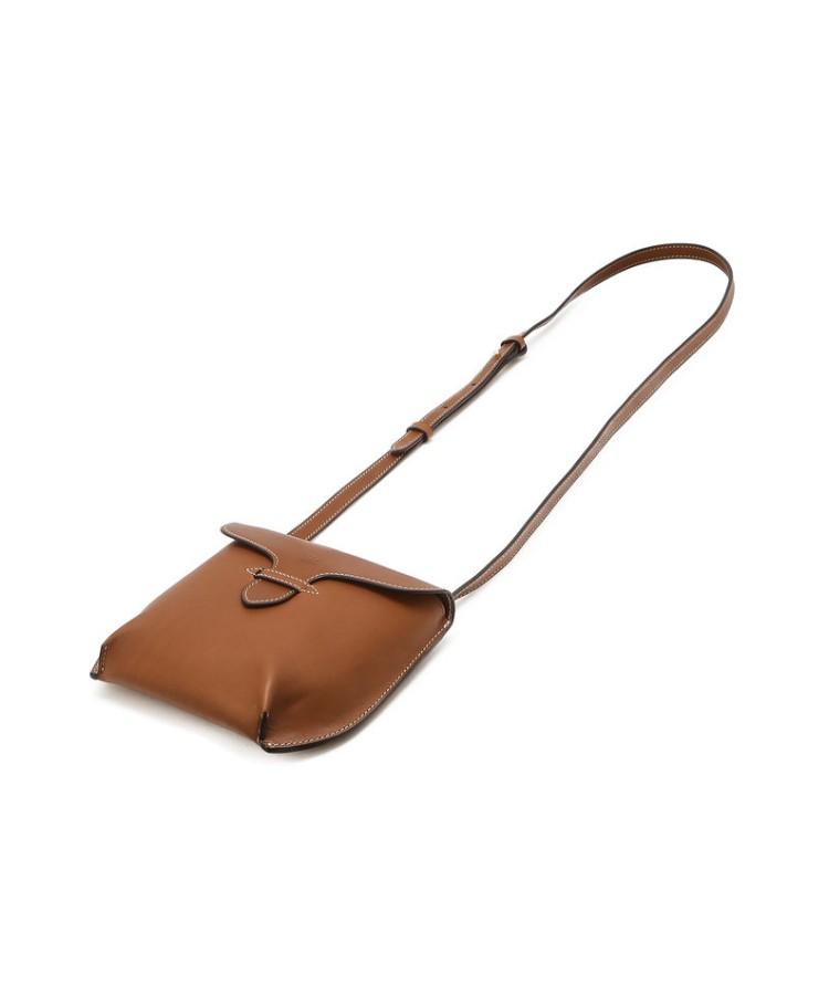 Athe Vanessabruno [Selle] Brown Vegetable Leather Mini Crossbody Bag Aawa6F572W2