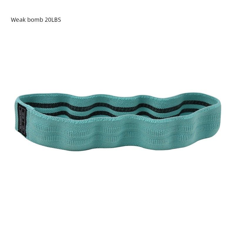 

Tension Band 20 Pounds Yoga Elastic Band Hip Fitness Training Female Resistance Band Strength Training Stretch Hip Lifting Green Weak 20 Pounds [Polyester Cotton]]