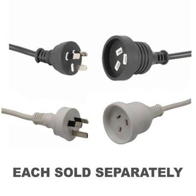 Jaycar Mains Extension Cable with Flange 240V 10A (2m)
