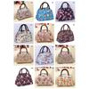 Handbag Ladies Spring Bento Fashion Casual Fine Print Practical Strap Double