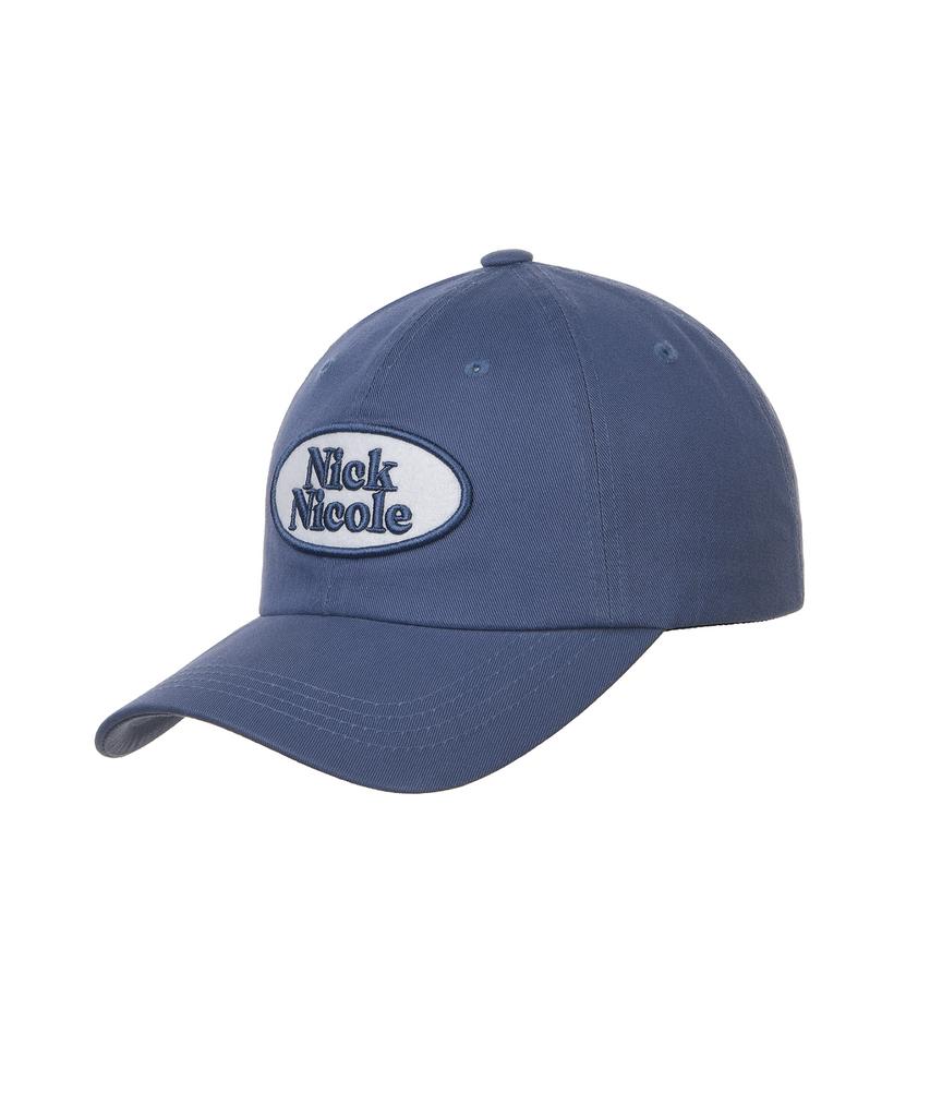 Nigaennikol Oval Wappen Ball Cap_Blue Gray