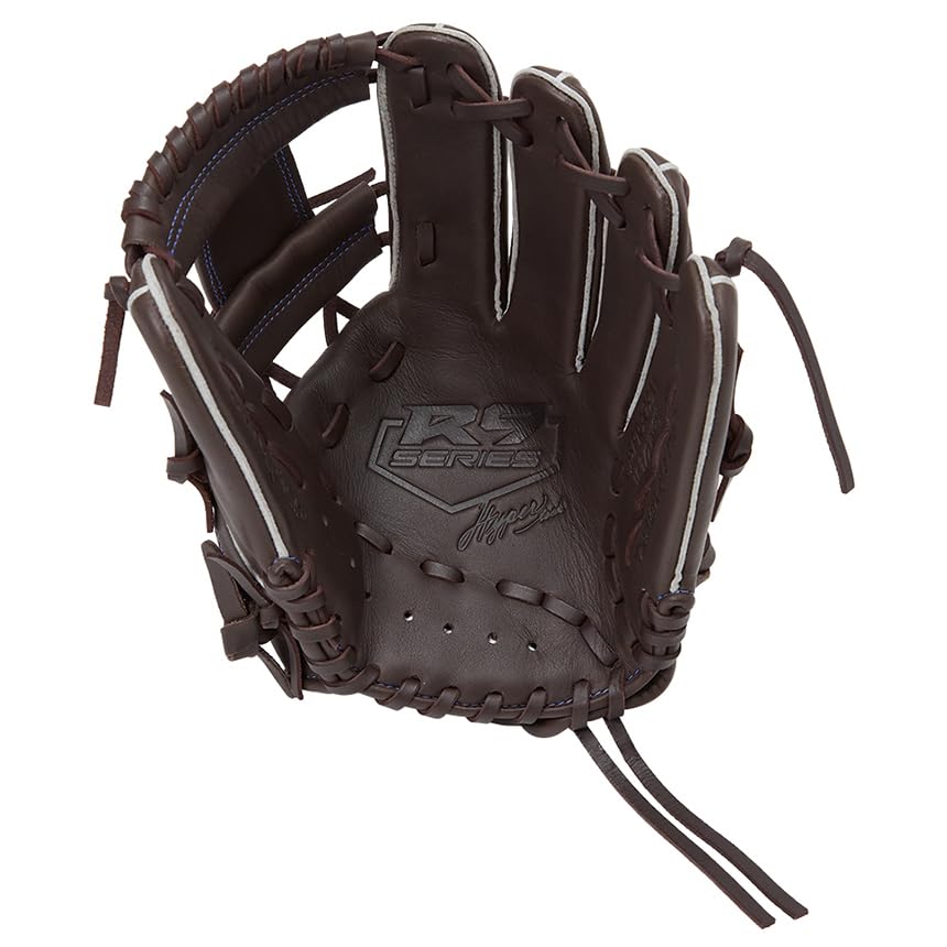 Rawlings Baseball HYPER TECH R9 SERIES Throw Glove, Junior/Jr., Kids' GJ5FR9G9M, All-Around, Chocolate, Medium, Right-Handed