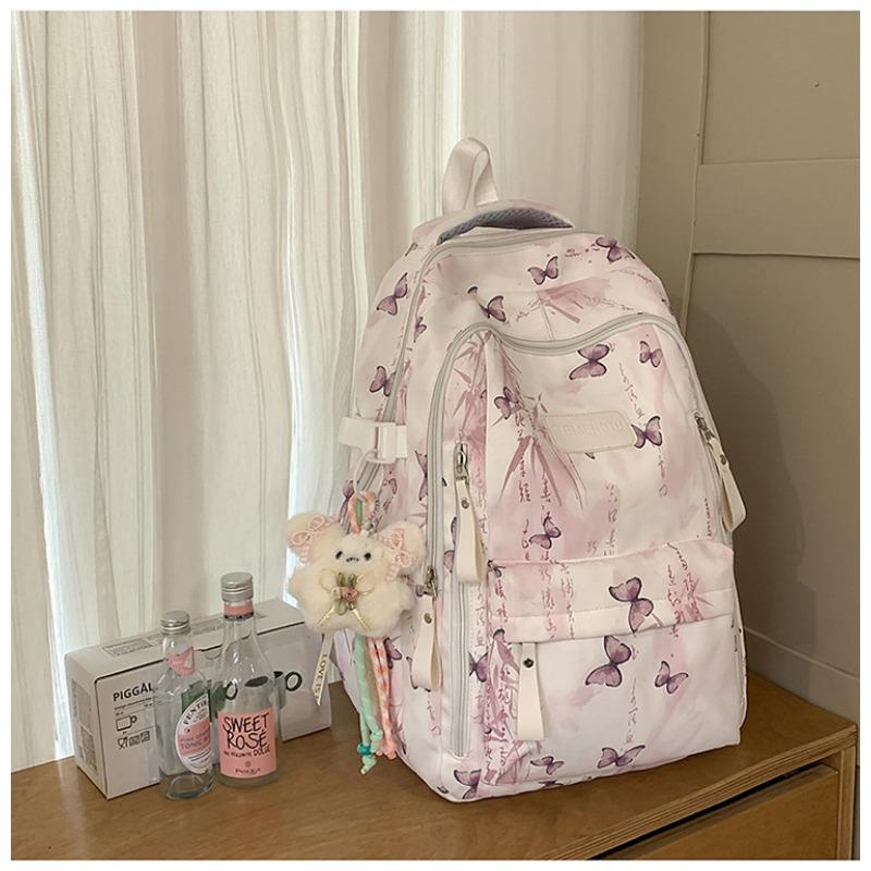 New high-value national antique fresh and sweet backpack junior high school students lightweight spring outing travel large-capacity shoulders