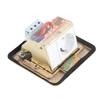 DT-T01 All-Copper Arc Waterproof Floor Socket Damping Luxury Multifunctional   Floor Socket Slow   Ground Socket