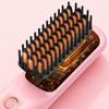 Fast Heating Hair Straightener Brush USB Rechargeable Electric Styling Comb  Home Use
