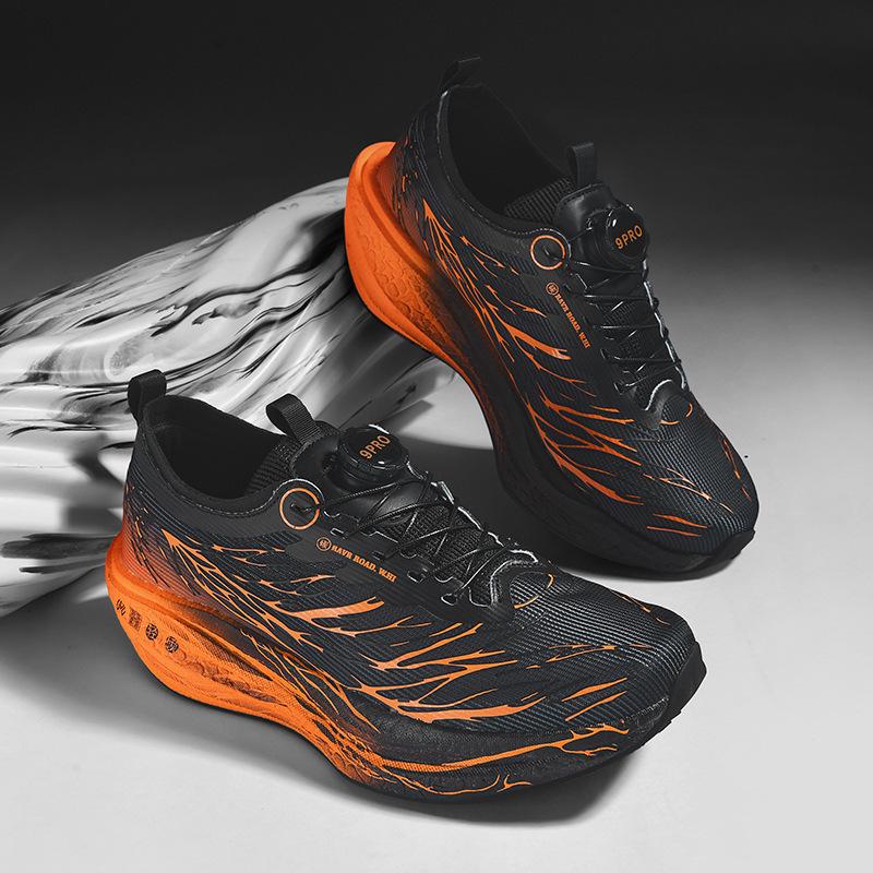 Luminous Lightweight Carbon Plate Running Shoes for Parent-Child Sports and School Racing