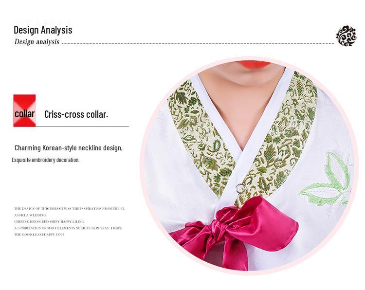 Girls' Traditional Korean Choir Performance Dress Set - June 1st