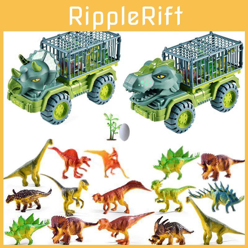 Mini Cute Dinosaur Trucks Triceratops Tyrannosaurus For Easy Grasp And Play