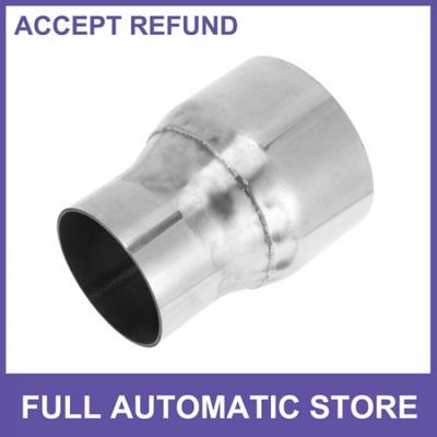 Mandrel Exhaust Pipe Adaptor Concentric Reducers 3" OD To 4" OD Silver Tone