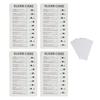 4pcs Sliding Routine Chart for Elder Care To Do List Schedule Removable Checklist Task Board with 10