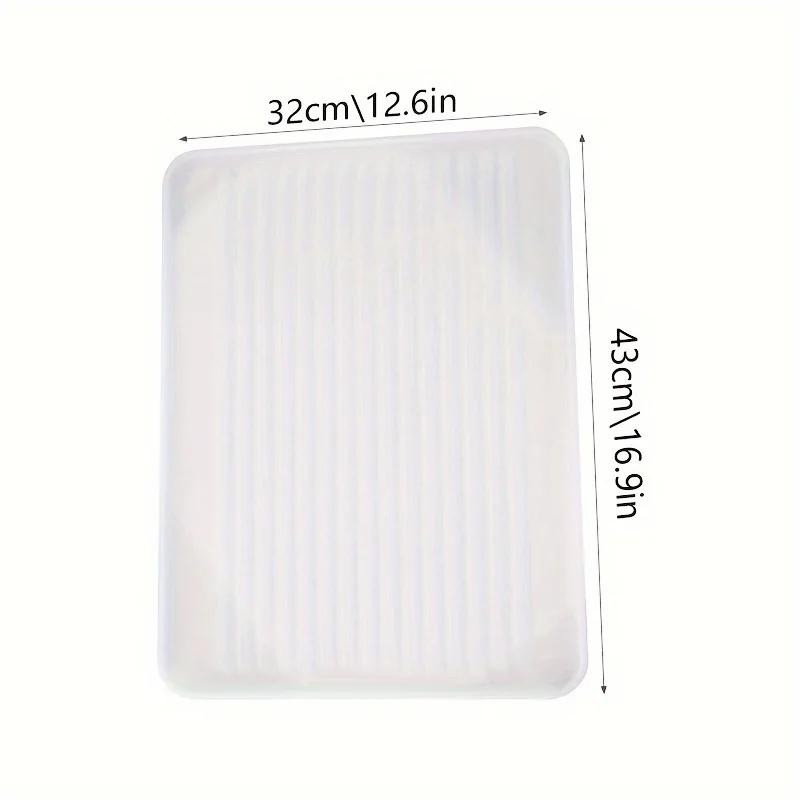 2 шт. Прочный коврик под раковину - Водонепроницаемая подкладка для поддона для капель для кухонных и ванных шкафов, Легко очищаемое решение для хранения белый