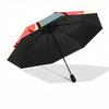 1pc Fish Pattern Automatic Open 8-Rib Windproof Umbrella, Travel & Commuting, Suitable for All Seasons