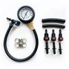 Kraftstoffdruck-Testkit - Kraftstoffdruckmanometer - 0-100 PSI Kraftstoffeinspritzpumpen-Druckprüfer-Manometer-Kit für Auto, Motorrad, LKW
