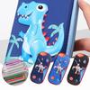 Fashion Cartoon 3D Stationery Box Waterproof Children Pencil Case Kids Pencil Bag With Dual Zip For Boys Girls School Gift