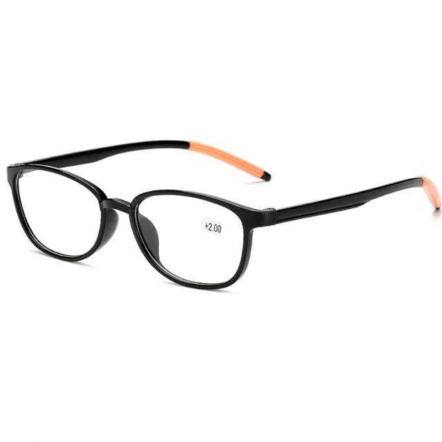 

Fashion Ultralight Reading Glasses Women Men Unisex Portable Presbyopic Eyeglasses Diopter +1.0 To +4.0 +400 чорний