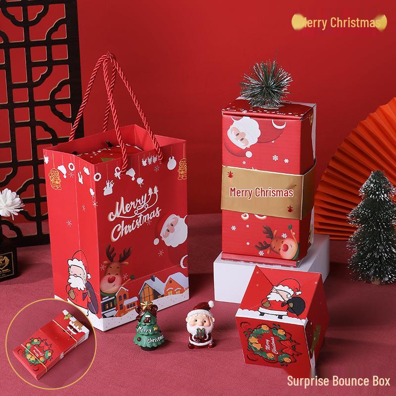 Douyin-Style Birthday Surprise Box: Popping Red Envelopes & Flying Confetti Explosion Gift