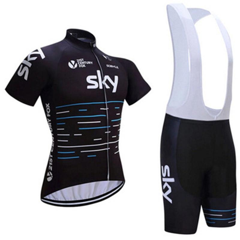 Mono de Ciclismo Transpirable de Secado Rápido de Manga Corta SKY de Verano para Hombre y Mujer