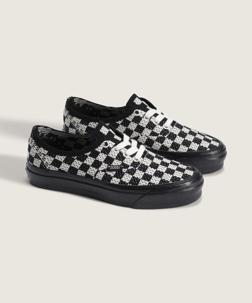 Vans Premium Authentic 44 Ek - (Punk Check) Black:Marshmallow / Vn000Ejc1Kp1