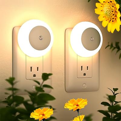 Zásuvné světlem ovládané čidlo Chytré noční světlo Senzor soumraku a úsvitu Spínač ovládání světla Vhodné pro chodby, ložnice, dětské pokoje