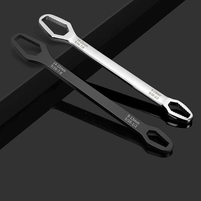 Llave ajustable autoajustable de doble extremo Llave multiusos portátil de dos extremos con forma especial