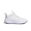 adidas Alphabounce 3 Comfortable Simple Fabric Non-Slip Durable Low-Top Marathon Running Shoes Women Sneaker Crystal-White Silver EG1389