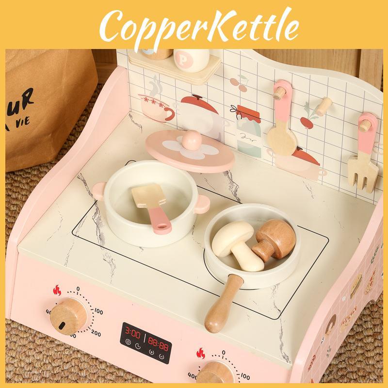 Küchenspielzeug-Set aus Holz, simuliert Kochutensilien, Puzzle-Spielzeug für Kinder, Geschenkidee für Kinder