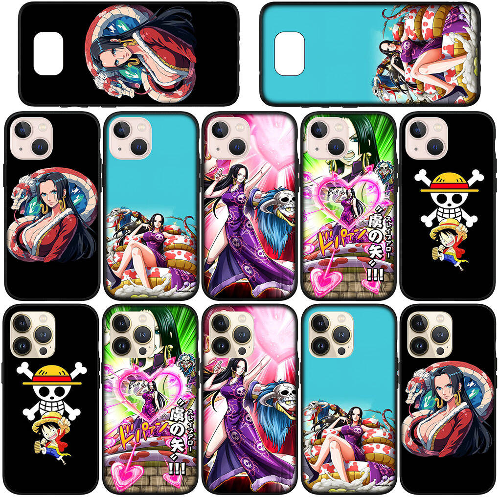 Phone Case for iPhone 17 15 16 Plus Redmi Note 14 12 11 13 Pro Max Huawei P30 P20 Lite OPPO A60 A40 A80 A54 Luffy Boa Hancock One Pieces Poster Cover