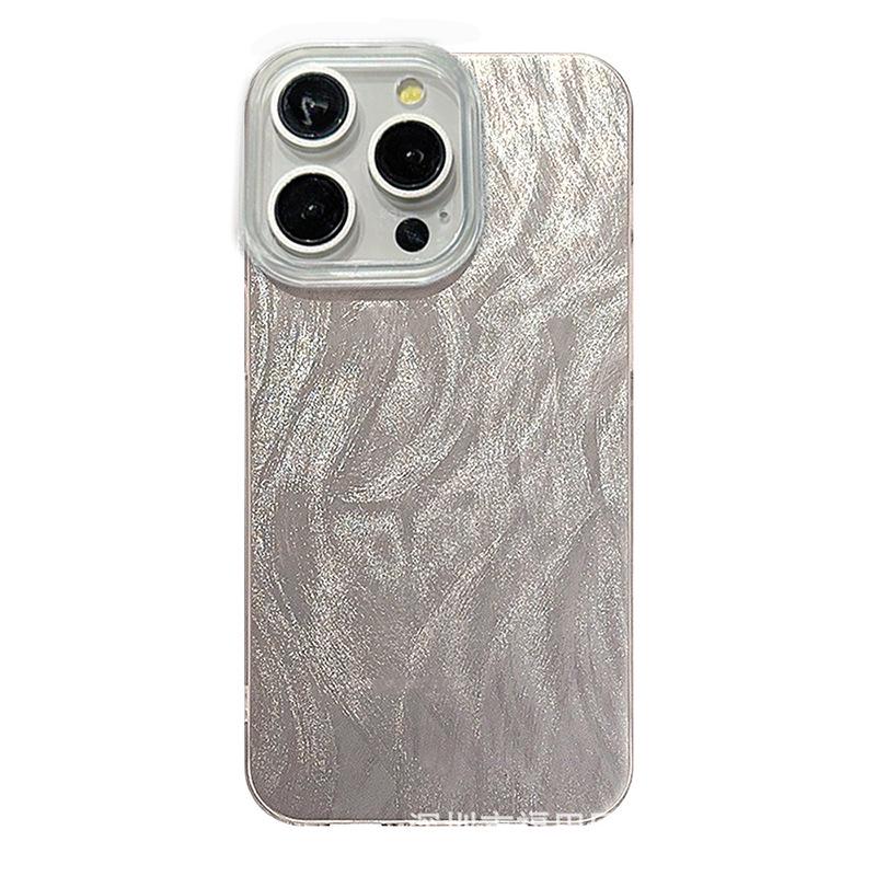 Apple iPhone 16 Pro Feather Yarn Large Hole Case, IMD Material, Painted Design.