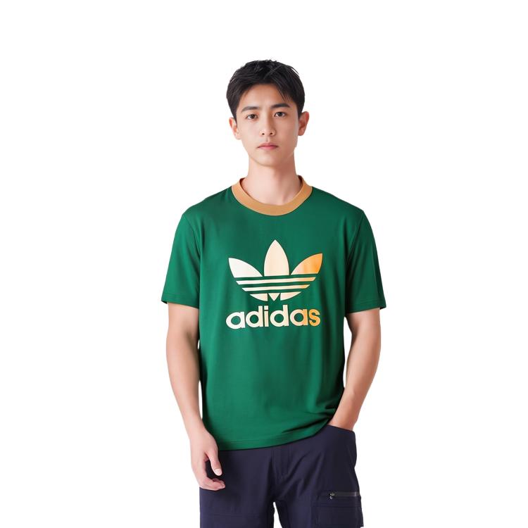 adidas Originals Adicolor 70s Premium Trefoil Tee Green IP6969