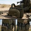 Tactical 2Nd Layer Admin Pouch with Multi-caliber Triple Mag Pouch for M4 5.56 PCC 9mm Pouches Aifsoft Plate Carrier Front Bag