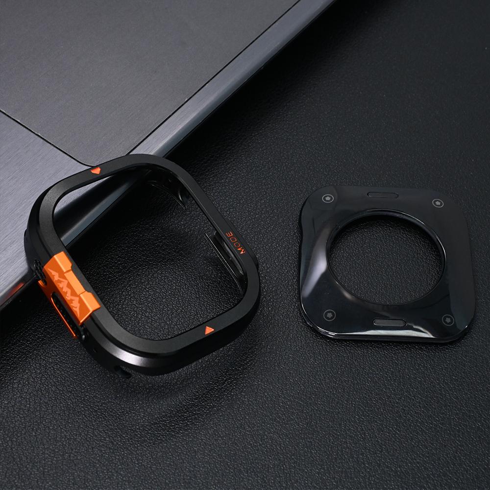 Luxury Metal Case for Apple Watch Ultra 3 49mm 11 46mm Protector Case Aluminum Cover Bumper Frame for IWatch Series 10 46 ULTRA2