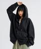 Lemain Second Vintage Pigment 2-Way Oversized Zip-Up Hoodie_2 Colors