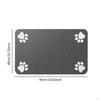 Pet Feeding Mat Dishes Place Non Slip Rubber Backing 15.75inchx23.62inch