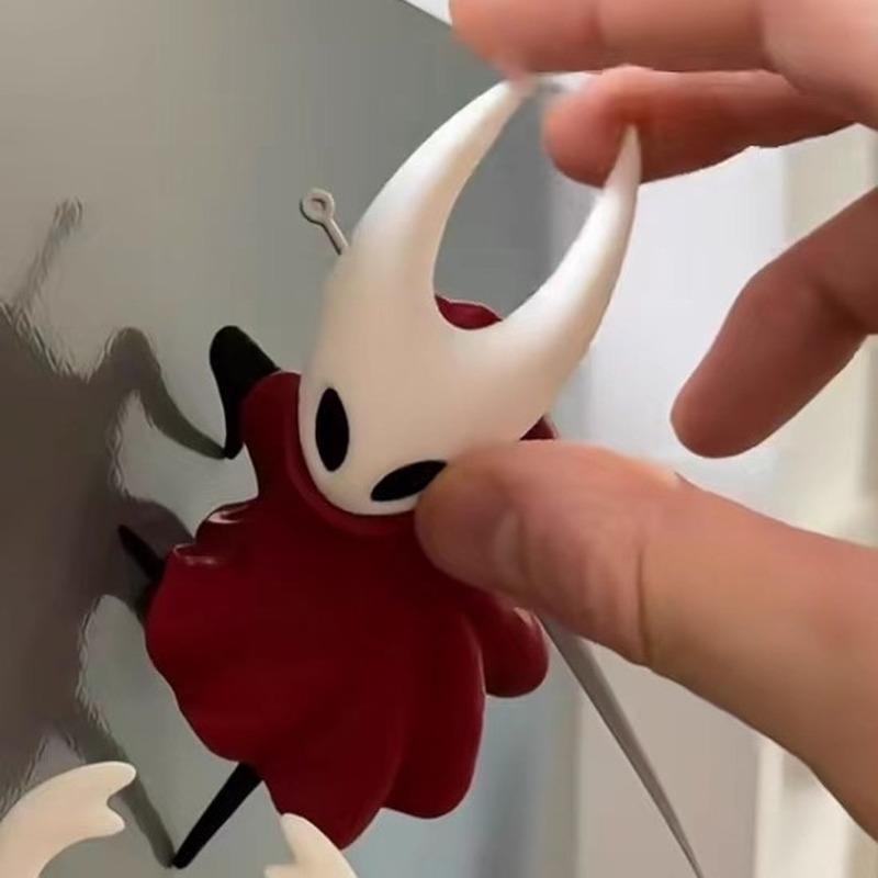 Hollow Knight Game Animation Derivatives Refrigerator Sticks Collectibles Trendy Toy 3D Fridge Magnet Decoration Collection Gift