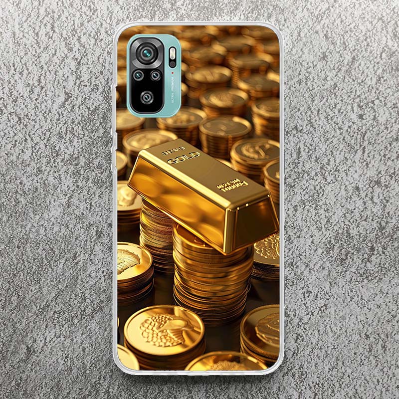 Fine Gold Pattern Printing Print Soft Case for Xiaomi Redmi Note 14 13 12S 11S Phone Shell 10 Pro Plus 11E 11T 12 11 10S 5G Cove