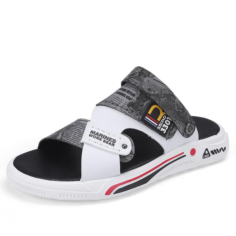 Men Sandals Soft Comfortable Non-Slip Men Shoes High Quality Woven Beach Sandals Mens Gladiator Sandals Summer Casual Flat Shoes