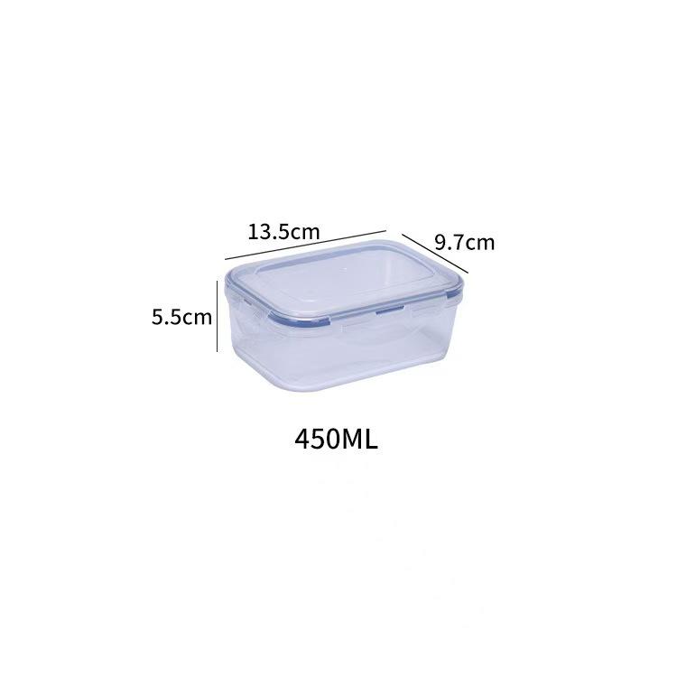 Transparente mikrowellengeeignete Frischhalte-Aufbewahrungsbox