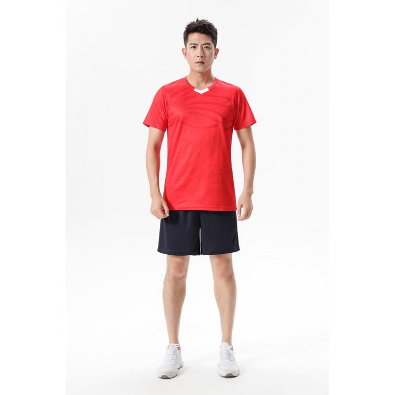 Men Women Short Sleeve Volleyball Jersey Set Quick Dry Breathable Team Uniforms Training Competition