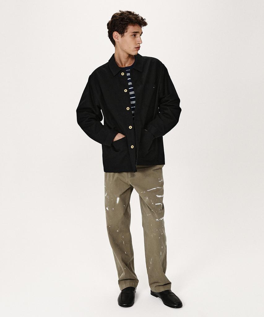 Shirter Serge French Worker Jacket (Black)