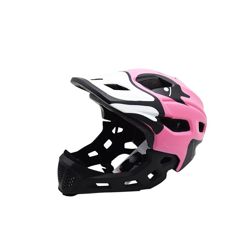 Kids Full Face Safety Helmet for Balance Bike, Cycling, Skateboarding & Roller Skating - Protective Gear for Boys & Girls