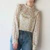 [Extremely Beautiful Item] SLOBE IENA Hareko.FLOWER Print Blouse