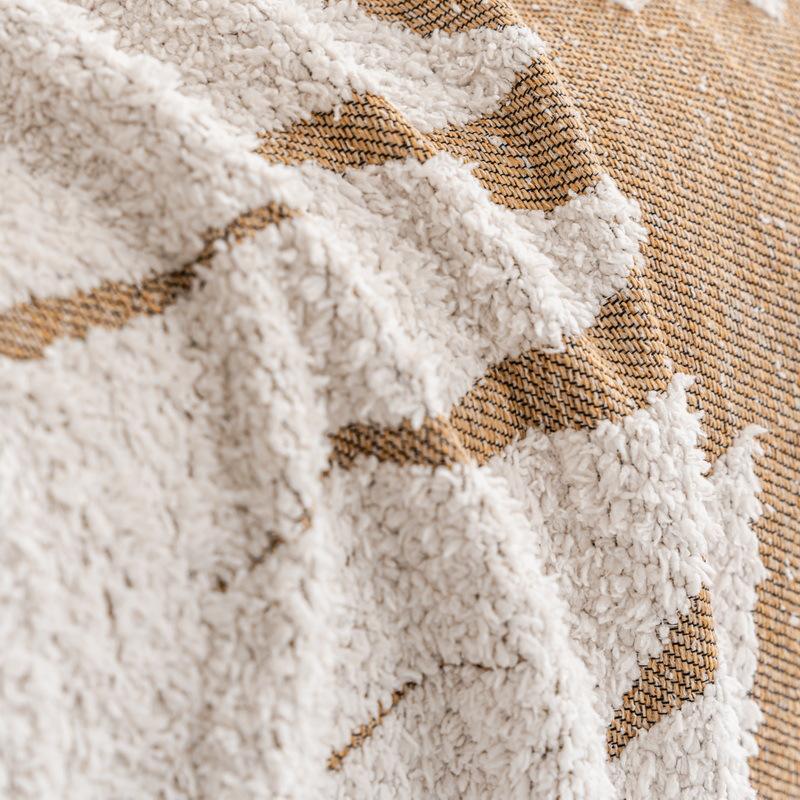 Теплый бархатный чехол для дивана Ткань Зимний Утолщенный Жаккардовый Чехол для Подушки — фото 3