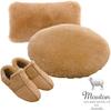 Senko Brisbane Square 40 x Brown Mouton Warm and 90928 M+home Cushion, Approx. 25cm, Wool, Thick,